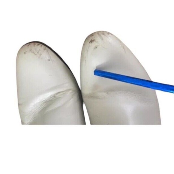 El Besserro Botin Charro Chelsea Boot Men's US 9.5 White Leathe Round Toe Boots - Picture 10 of 11